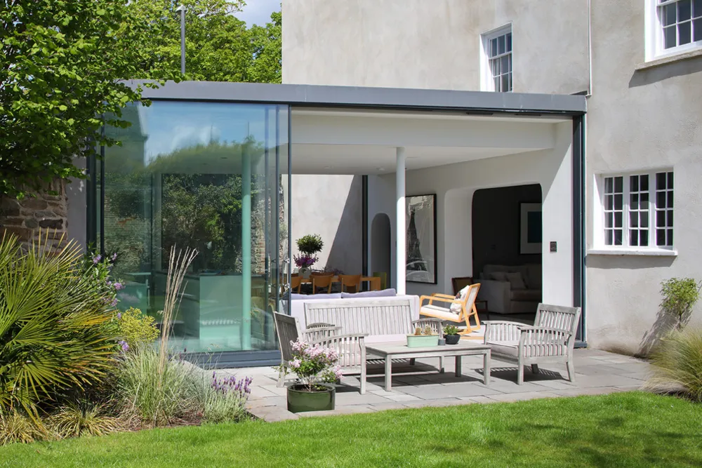 Glassutvidelse til verneverdig georgiansk hus i Bristol