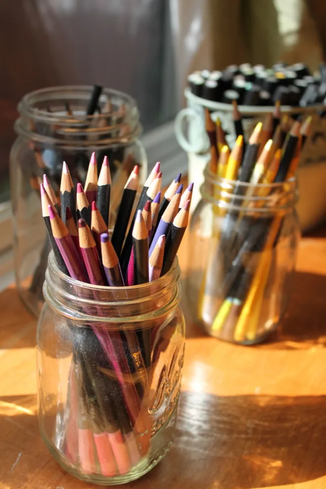 Eclectic Home Office