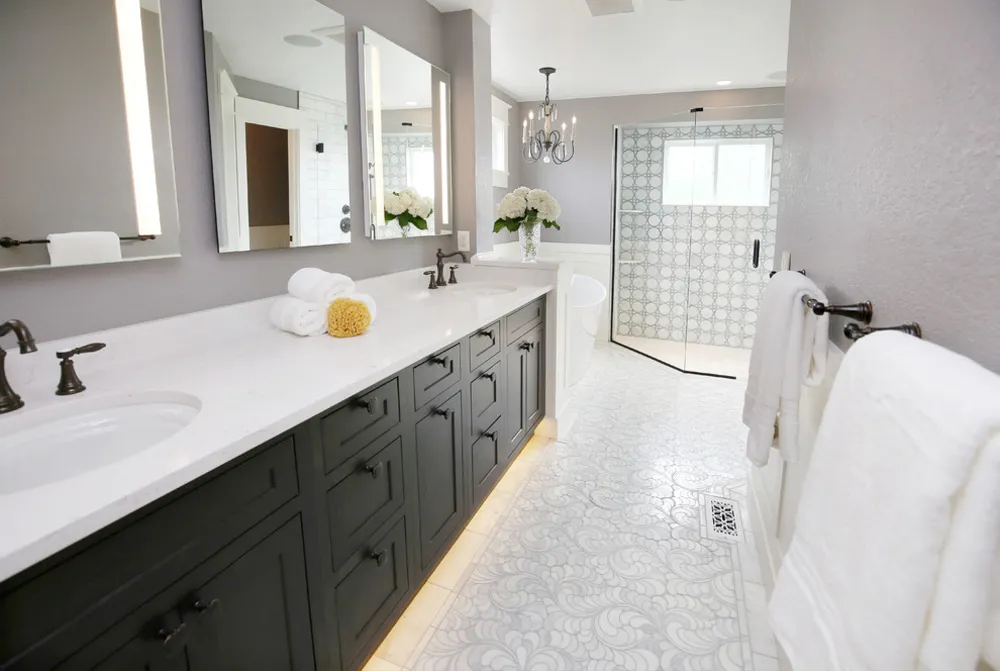 Luksuriøst hovedbadeværelse