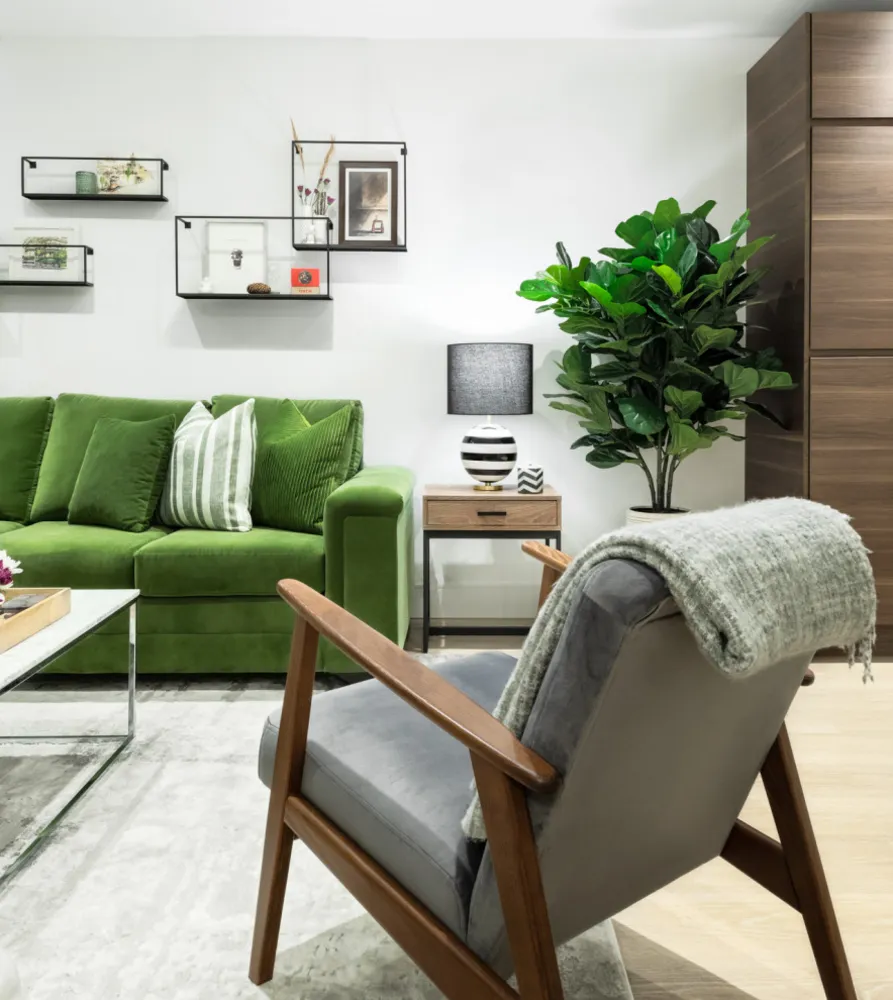 Midcentury Living Room