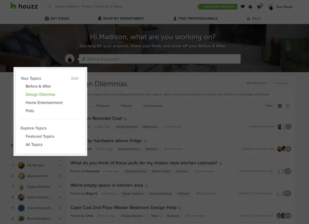 Haben Sie ein Design-Dilemma? Sprechen Sie untereinander