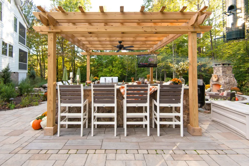 Et bassenglandskap som kan nytes året rundt