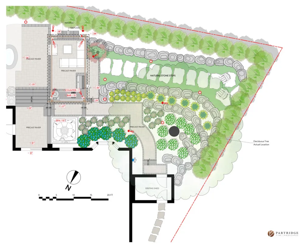 Ugens gårdhave: Sloped Yard Transformed Into Entertainment Hub