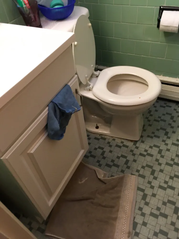 Badeværelse New England design og konstruktion