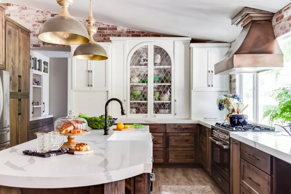 Cucina calda eclettica