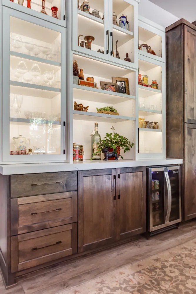 Cucina eclettica calda