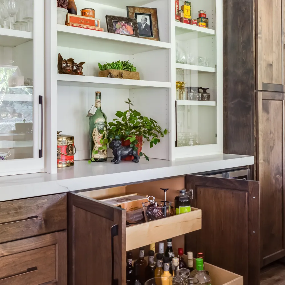 Cucina eclettica calda