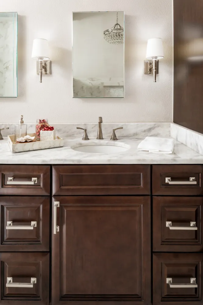 Classic + Transitional Master Bath
