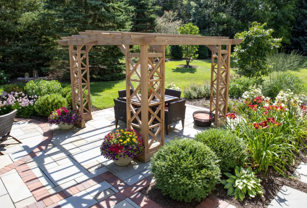 Pergola na farmě - Hawthorn Woods, IL