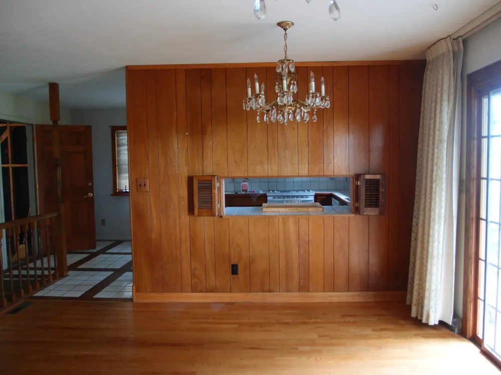 Spisestue/køkken før