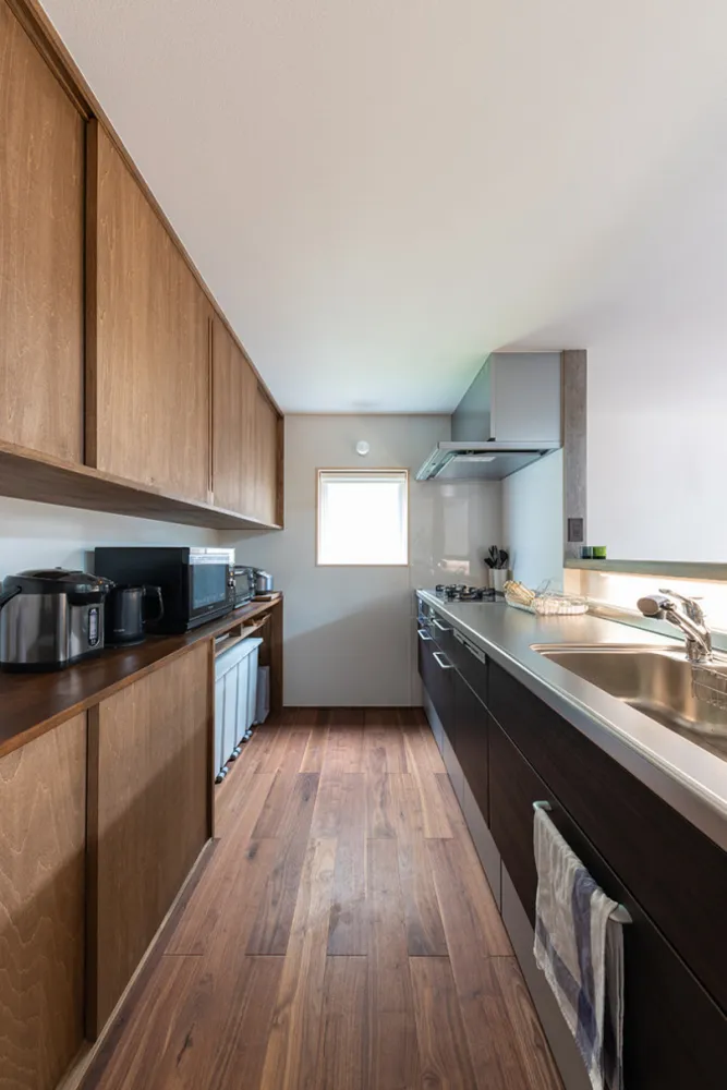 ダウンフロアリビングの住まい