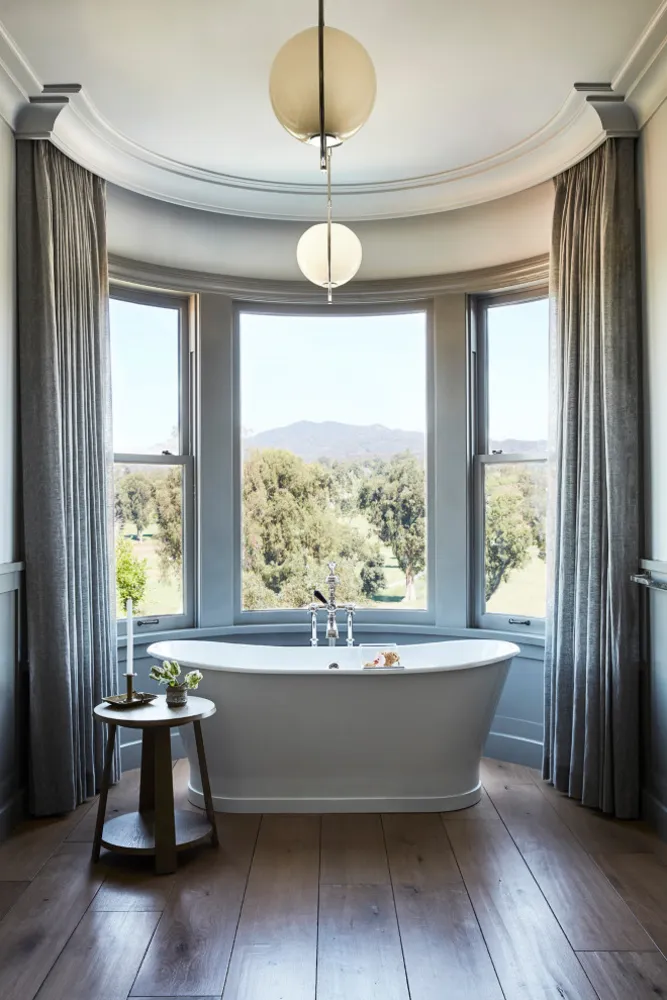 Baño estilo playa