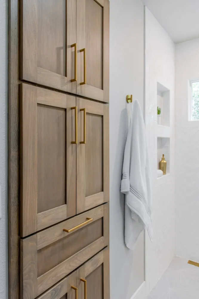 Moderno bagno per gli ospiti della fattoria