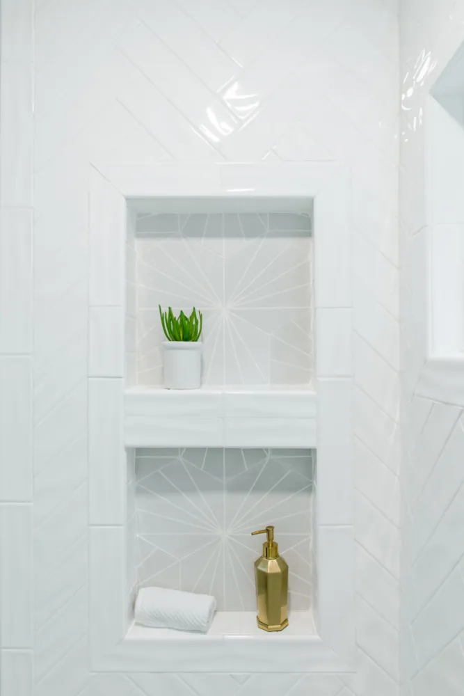 Bagno per gli ospiti della fattoria moderna