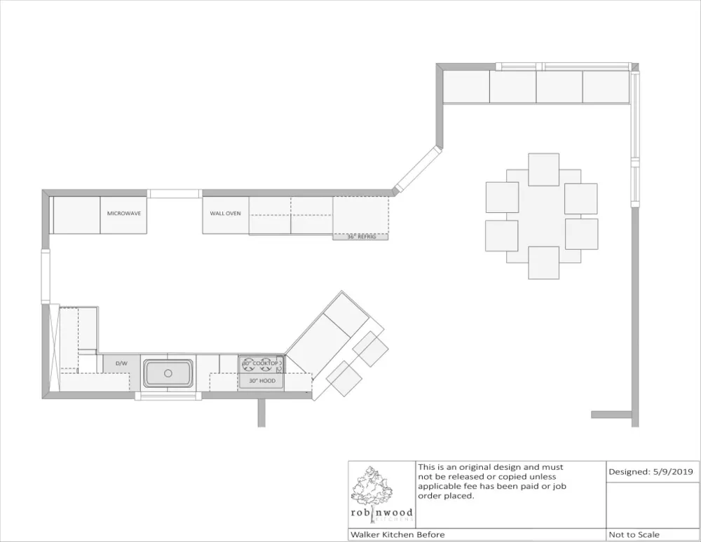 Transitional with a twist Kitchen