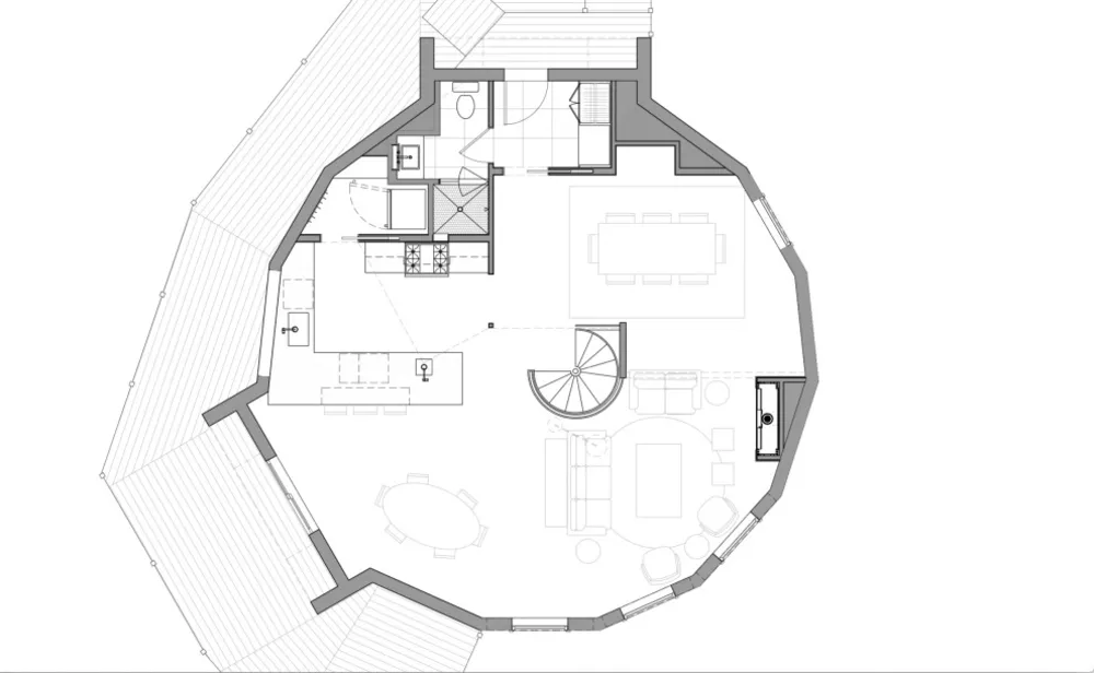 Rozjasnění geodetické kopule inspirované Buckminster Fuller