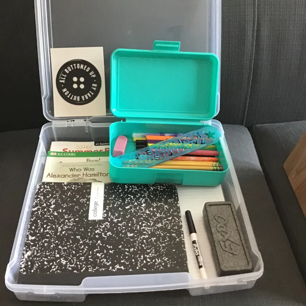 Oprettelse af et klasseværelse derhjemme - Organiser dine forsyninger