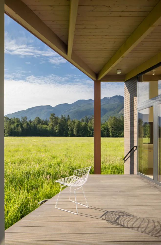 Field House Portico View