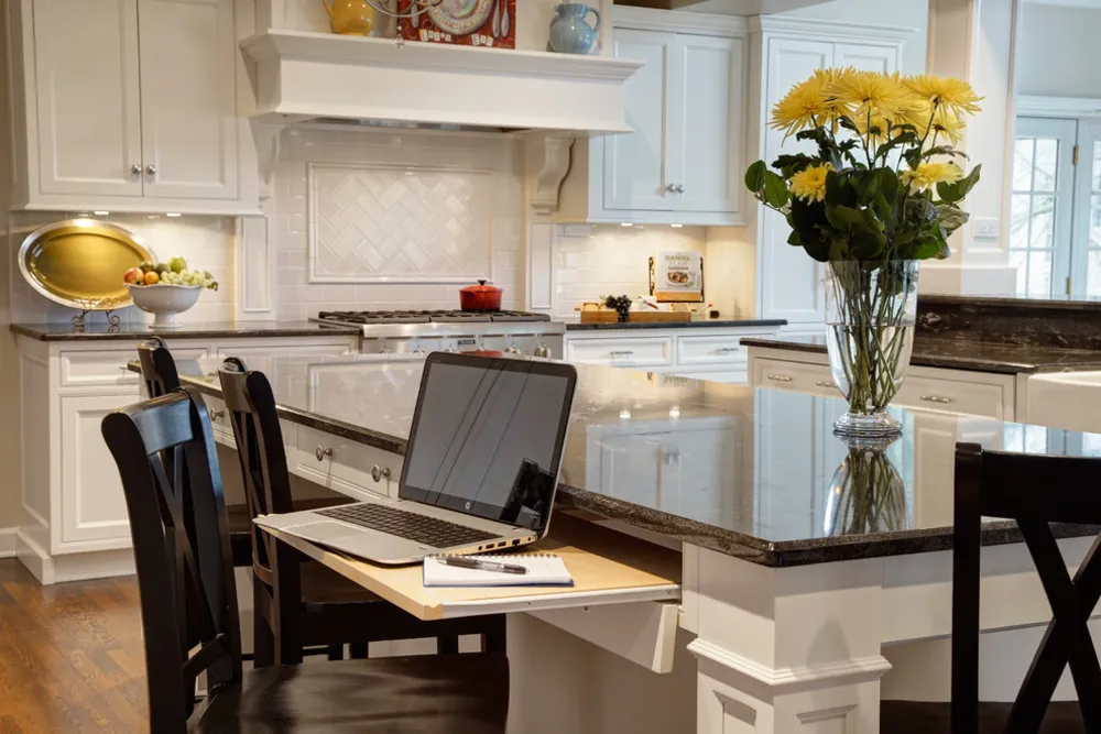 Geräumiger traditioneller Küchenumbau – Barrington, IL