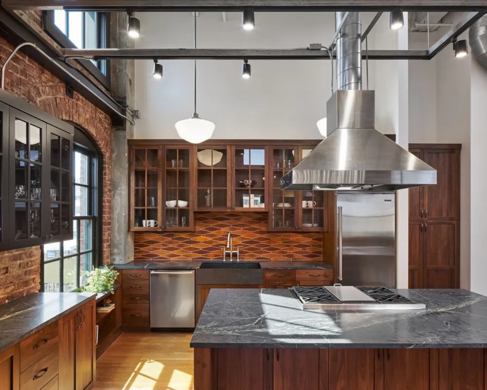 Industrial Loft Kitchen & Master Bath