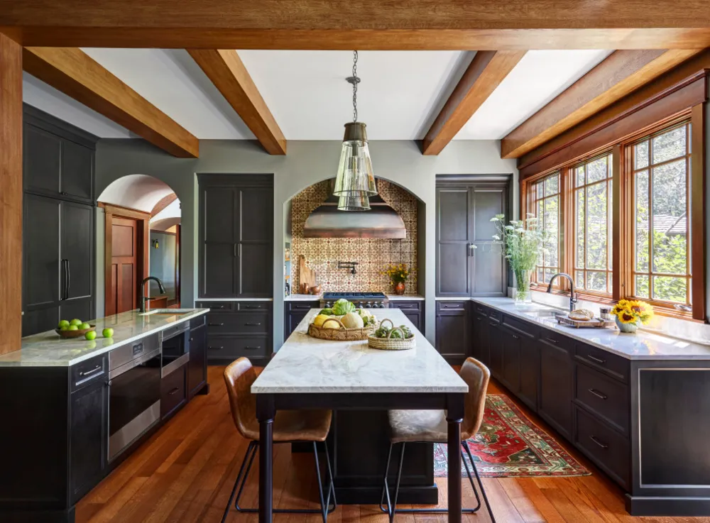 European Influenced Craftsman Home
