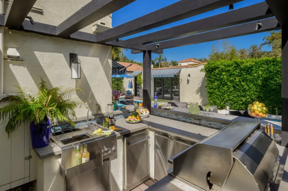 Los Angeles underhållande bakgård