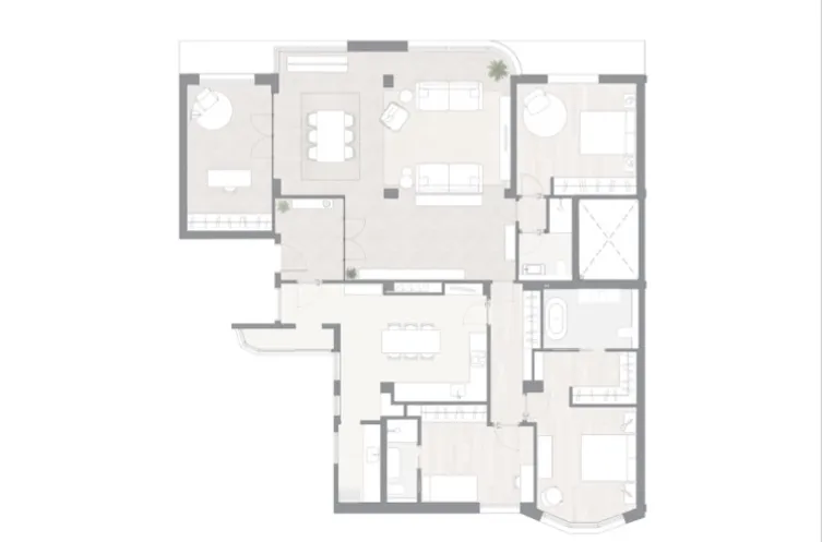 Casas Servista: Estilo clásico renovado en la Gran Vía de Bilbao