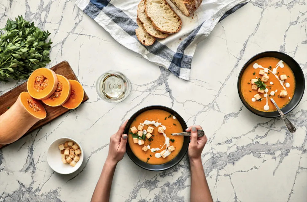 Corians coola marmorstil