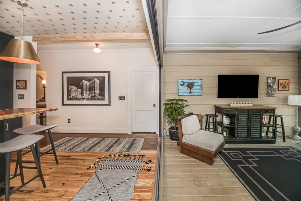 Historisk Greenville innendørs utendørsrom