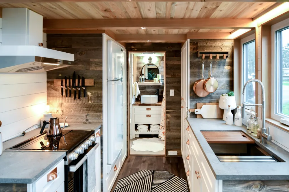 A Families Retrive Tiny Home on Wheels