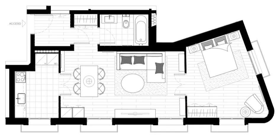 Casas Servista: Coqueto piso en el Raval