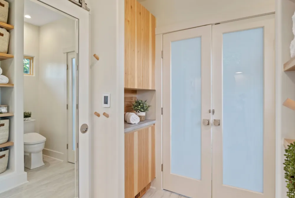 Spa-badrum på bergstoppen