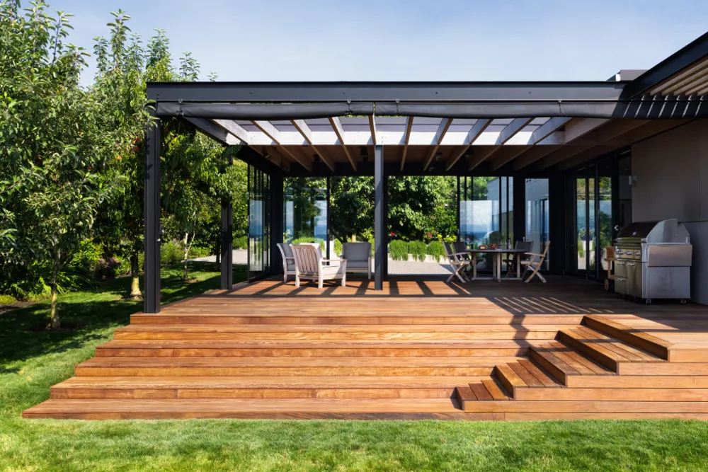 Magnolia sluten uteplats