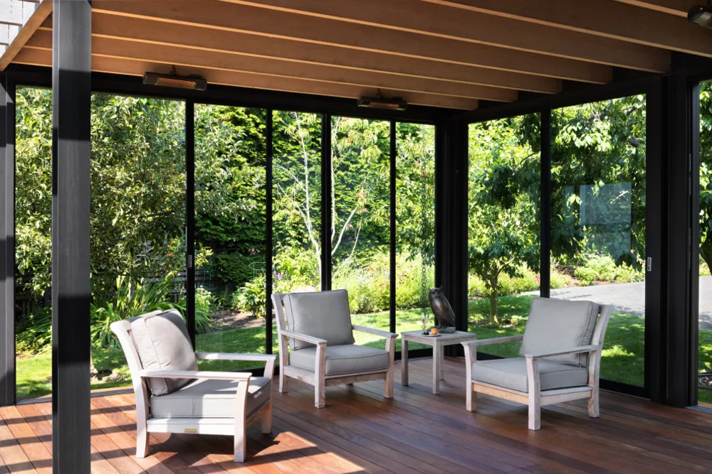 Magnolia sluten uteplats