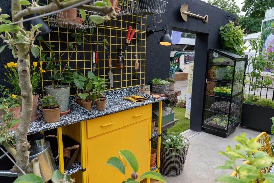 The Potting Balcony Garden sponsrad av Viking, designad av William Murray