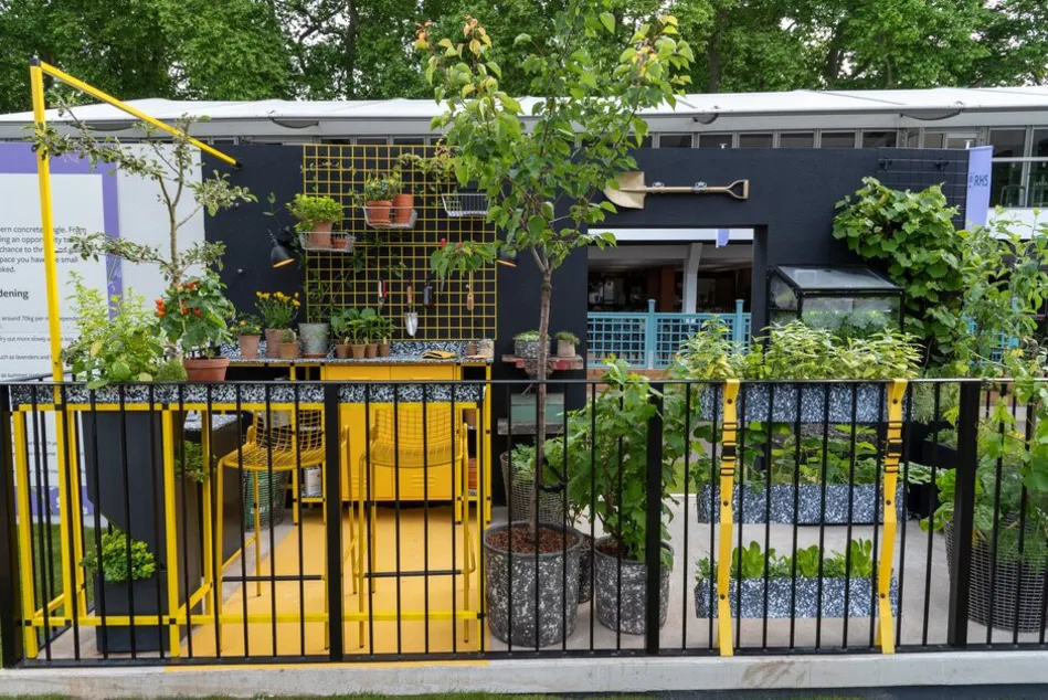 The Potting Balcony Garden sponsrad av Viking, designad av William Murray