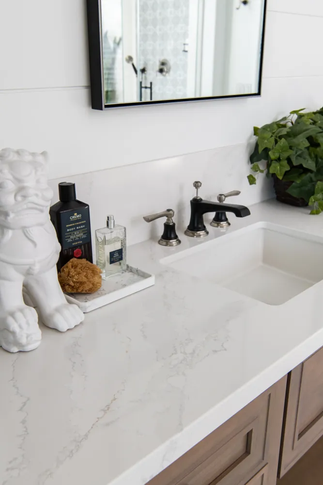 Amara grå kvartsbänkskivor