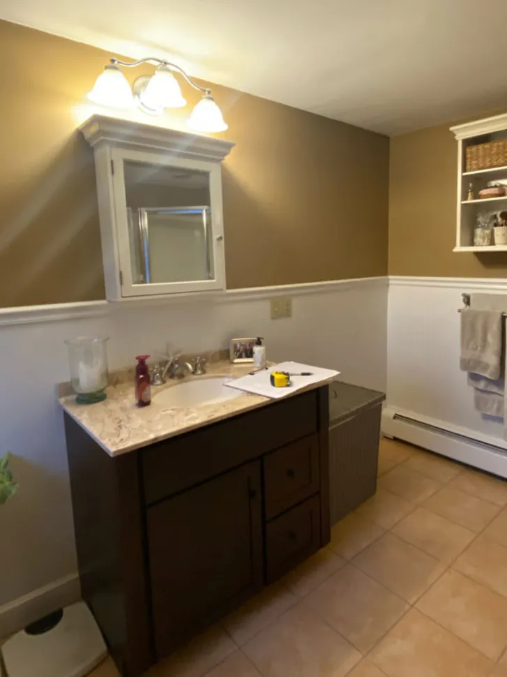 Proyecto de baño Country Comfort en Stoneham MA