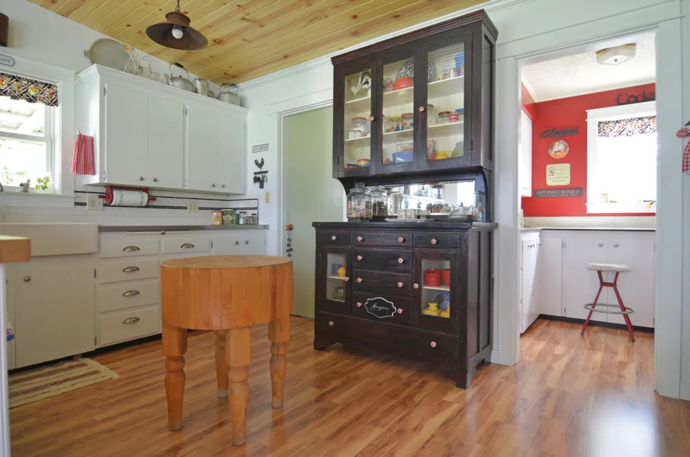 Cucina della settimana: classico stile rustico bianco restaurato