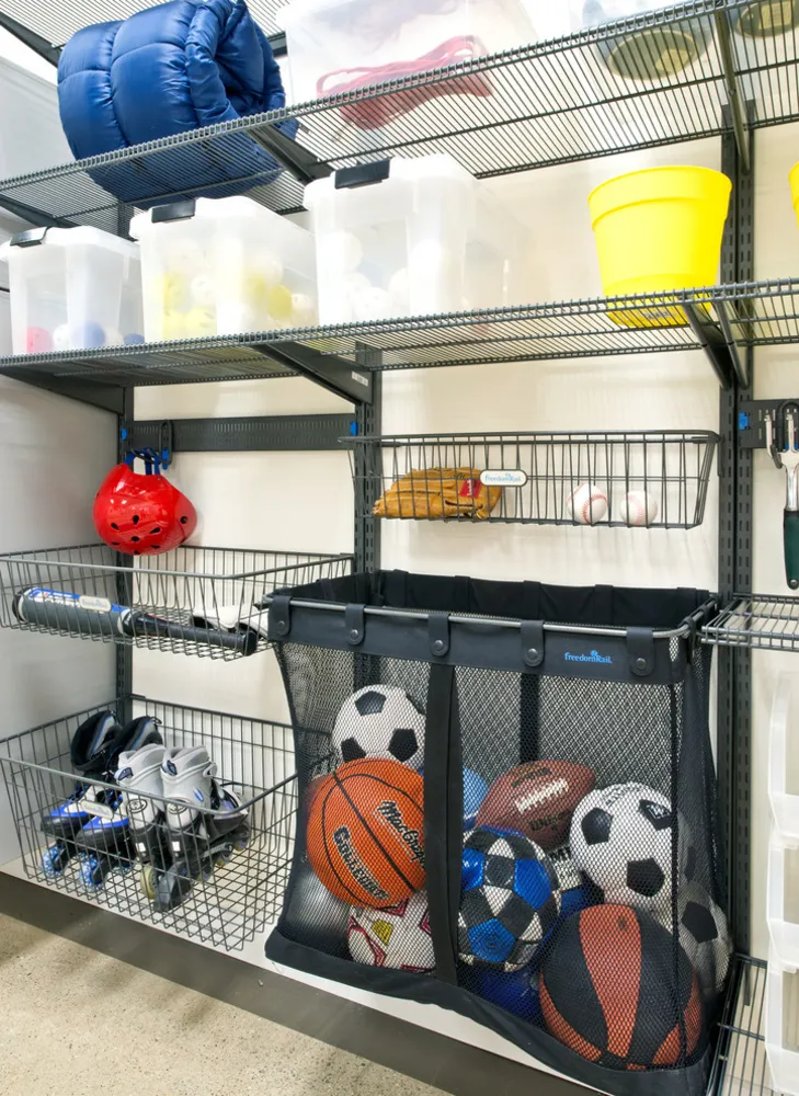 Organized Living freedomRail Garage Storage