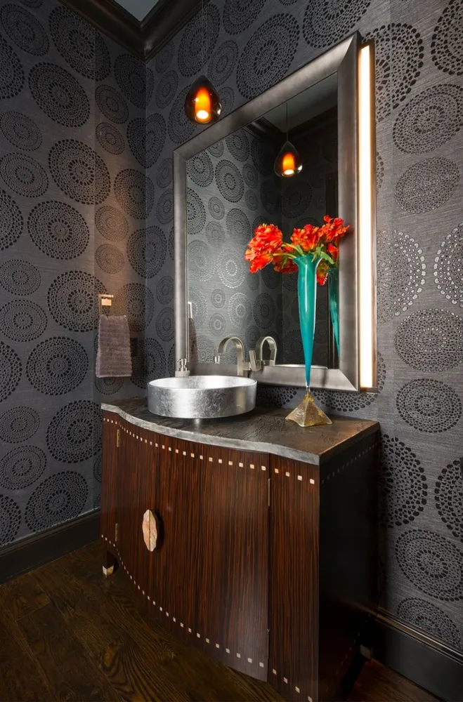 Stijlvol comfort: poederbad