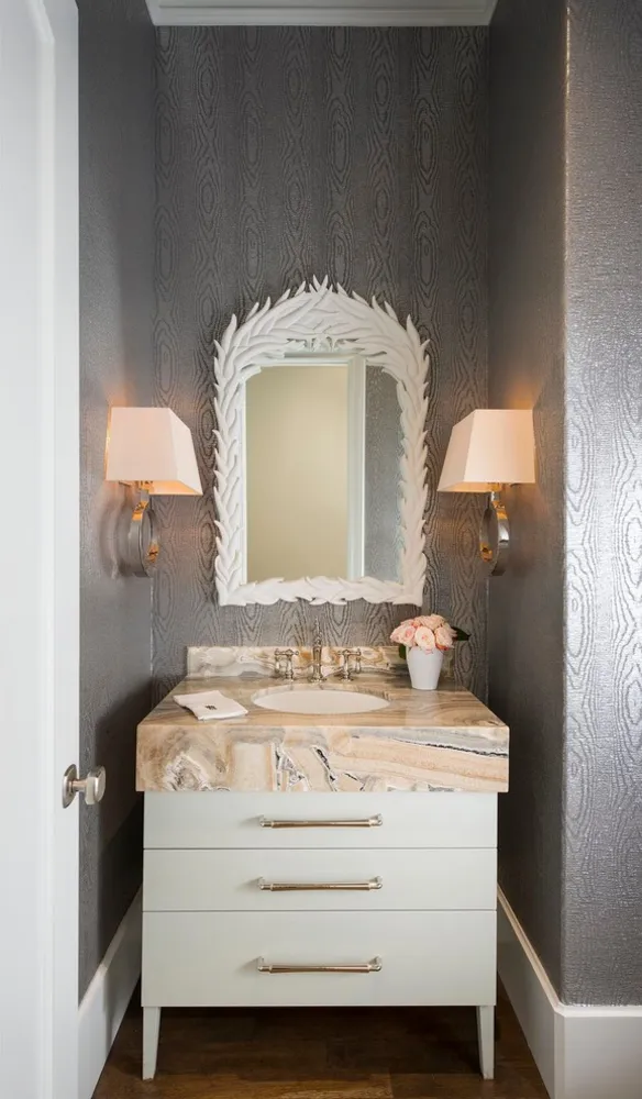 Beach Style Powder Room