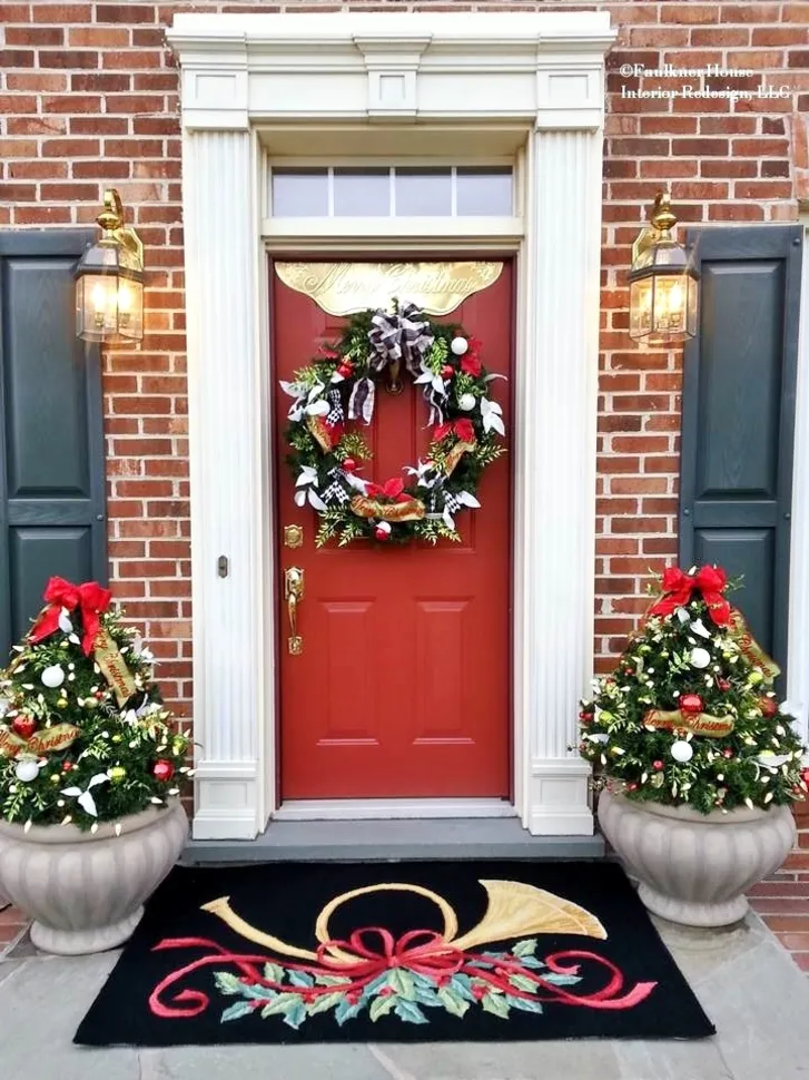 Christmas Ytterdörr Decor