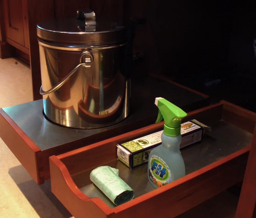 Komposteringscenter under sekundær vask