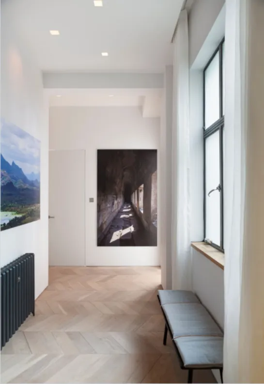 Шеврон из светлого дуба, Мэрилебон