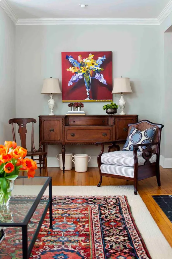 Tradiční obývací pokoj