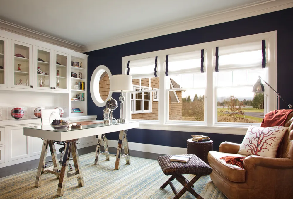 Beach Style Home Office