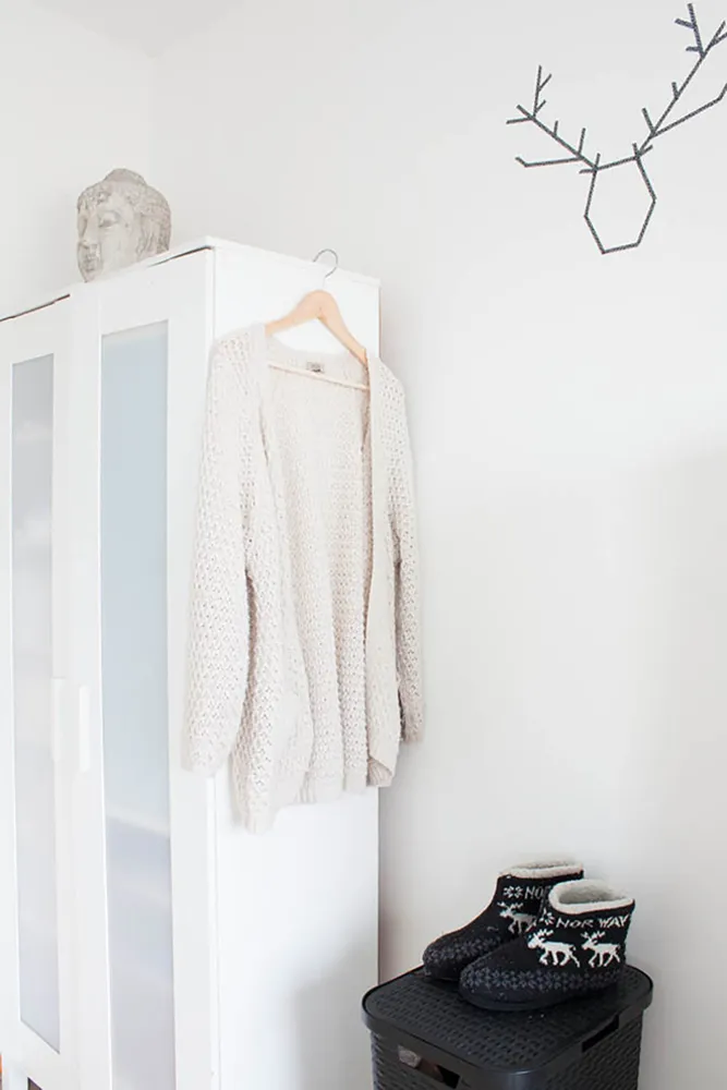 Style scandinave à petit budget dans un petit appartement de ville