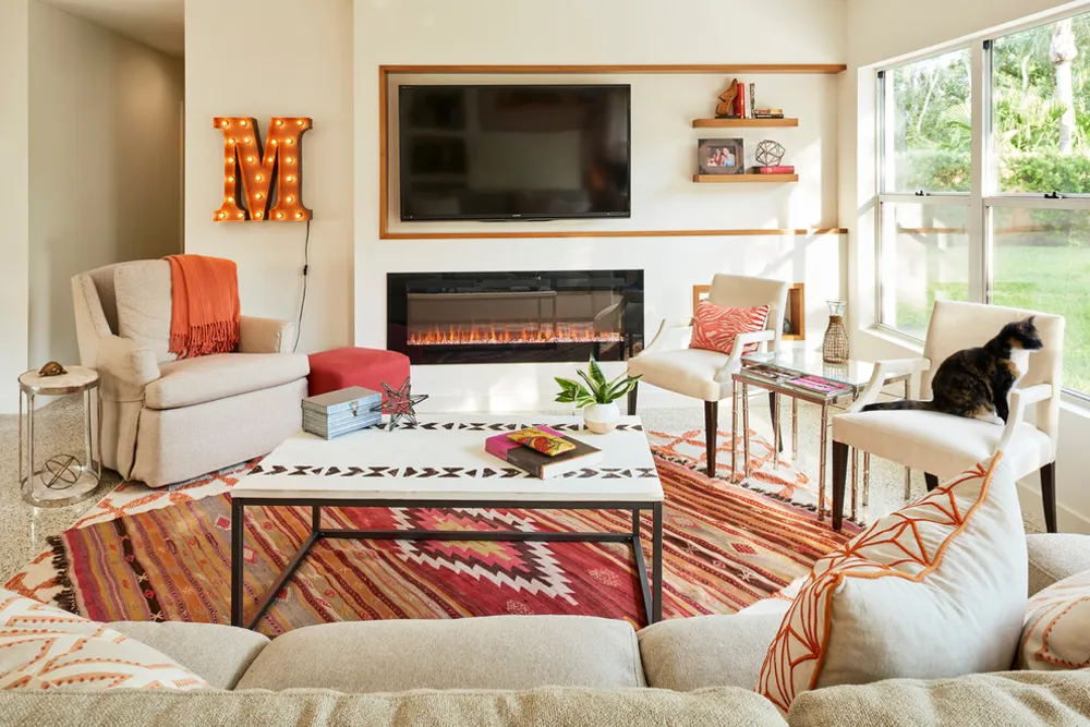 Midcentury Living Room