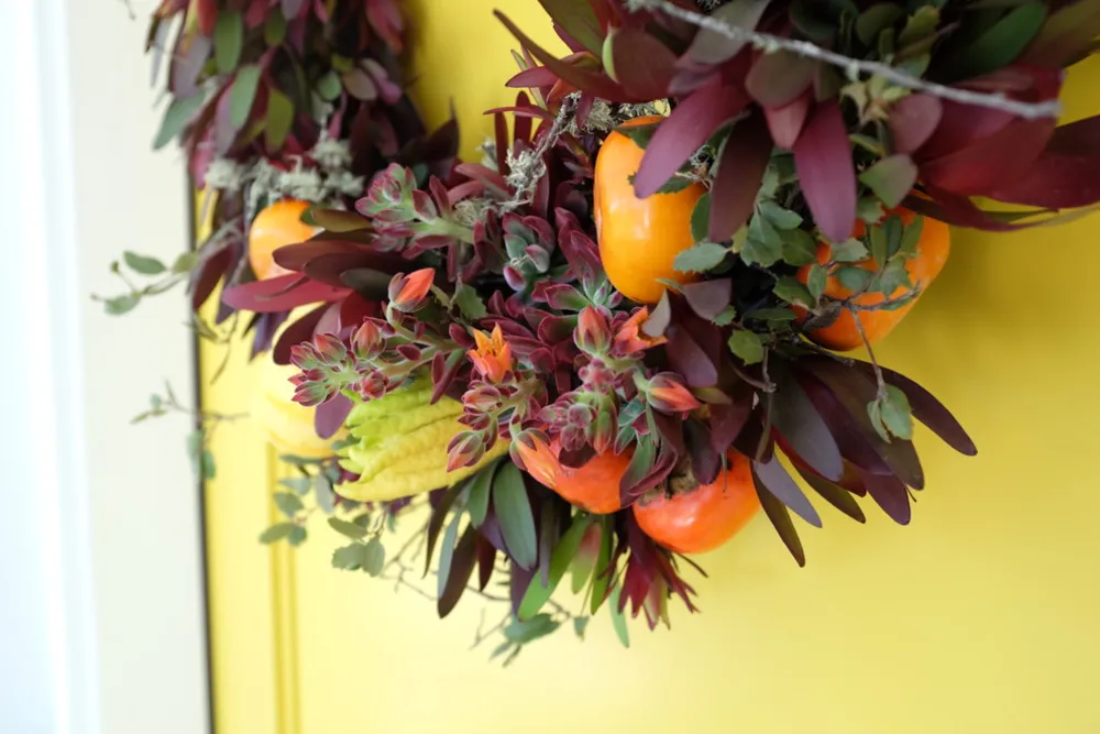 Moderne und frische saisonale Grüße